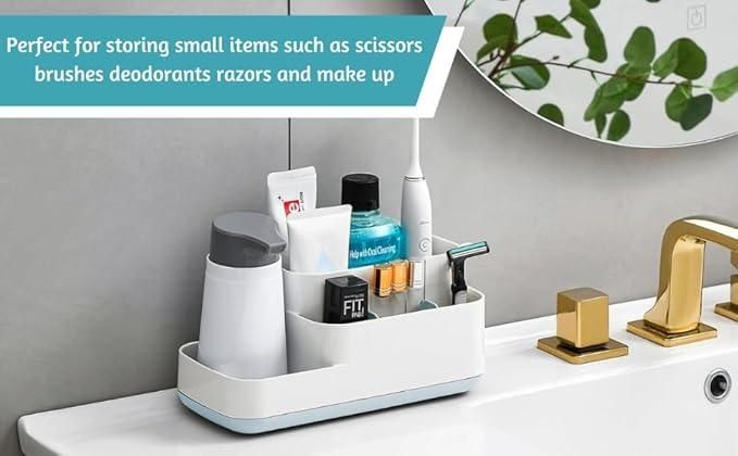 5-Compartment Kitchen &amp; Bathroom Storage Holder