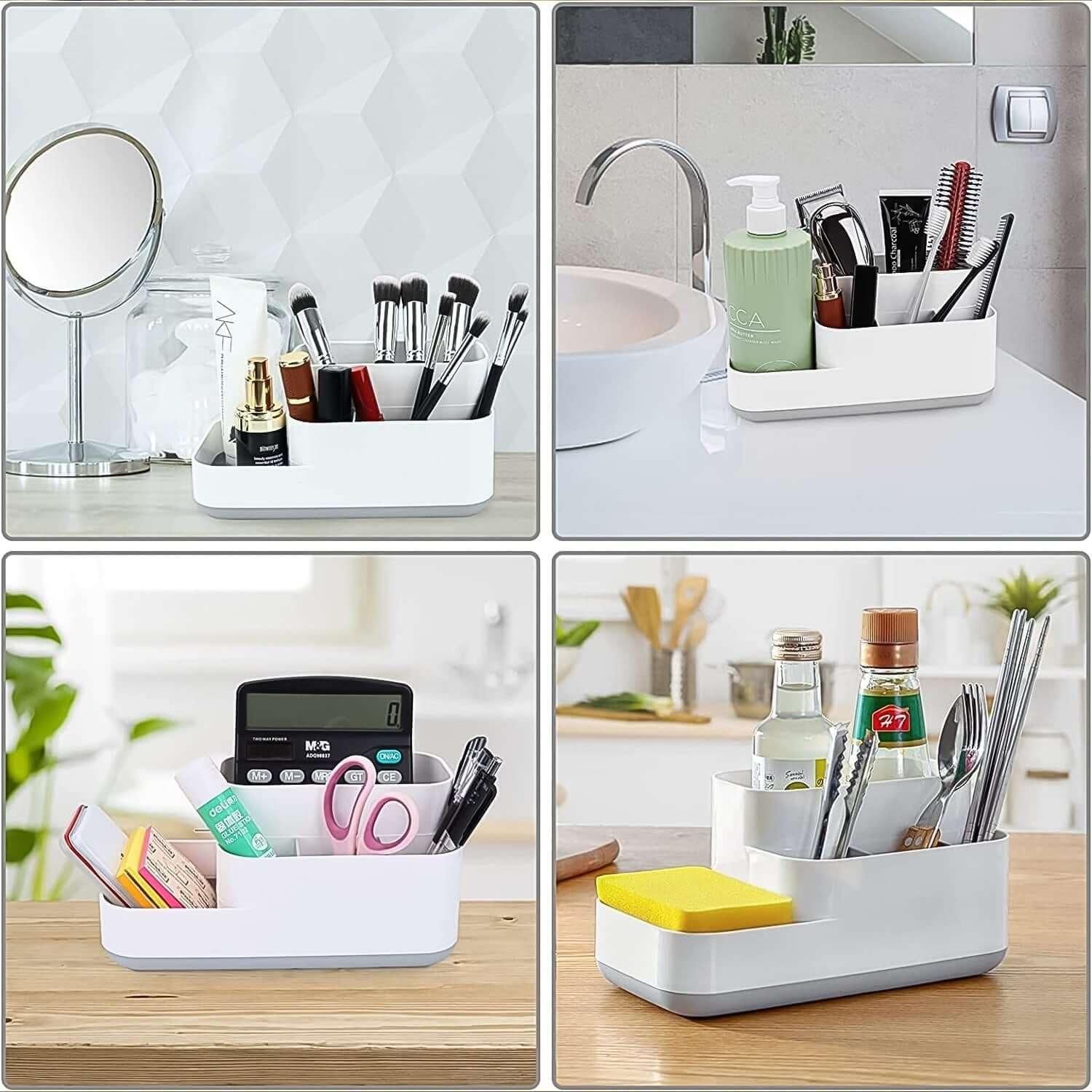 5-Compartment Kitchen &amp; Bathroom Storage Holder