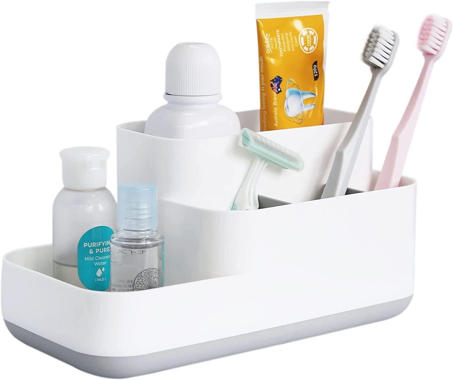 5-Compartment Kitchen &amp; Bathroom Storage Holder